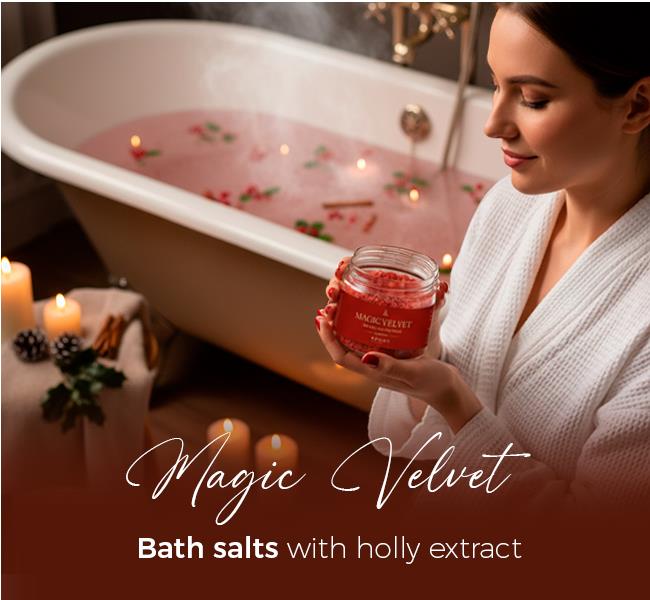 Magic Velvet - Sali da bagno con estratto di Agrifoglio